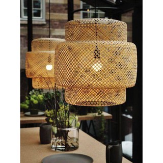 Đèn mây thả Trần Đèn trần mây tre đèn mây tre MSD003