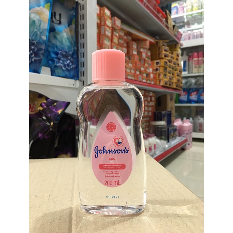 [Sx Thái Lan] Dầu massage, dưỡng ẩm Johnson's Baby Oil 200ml
