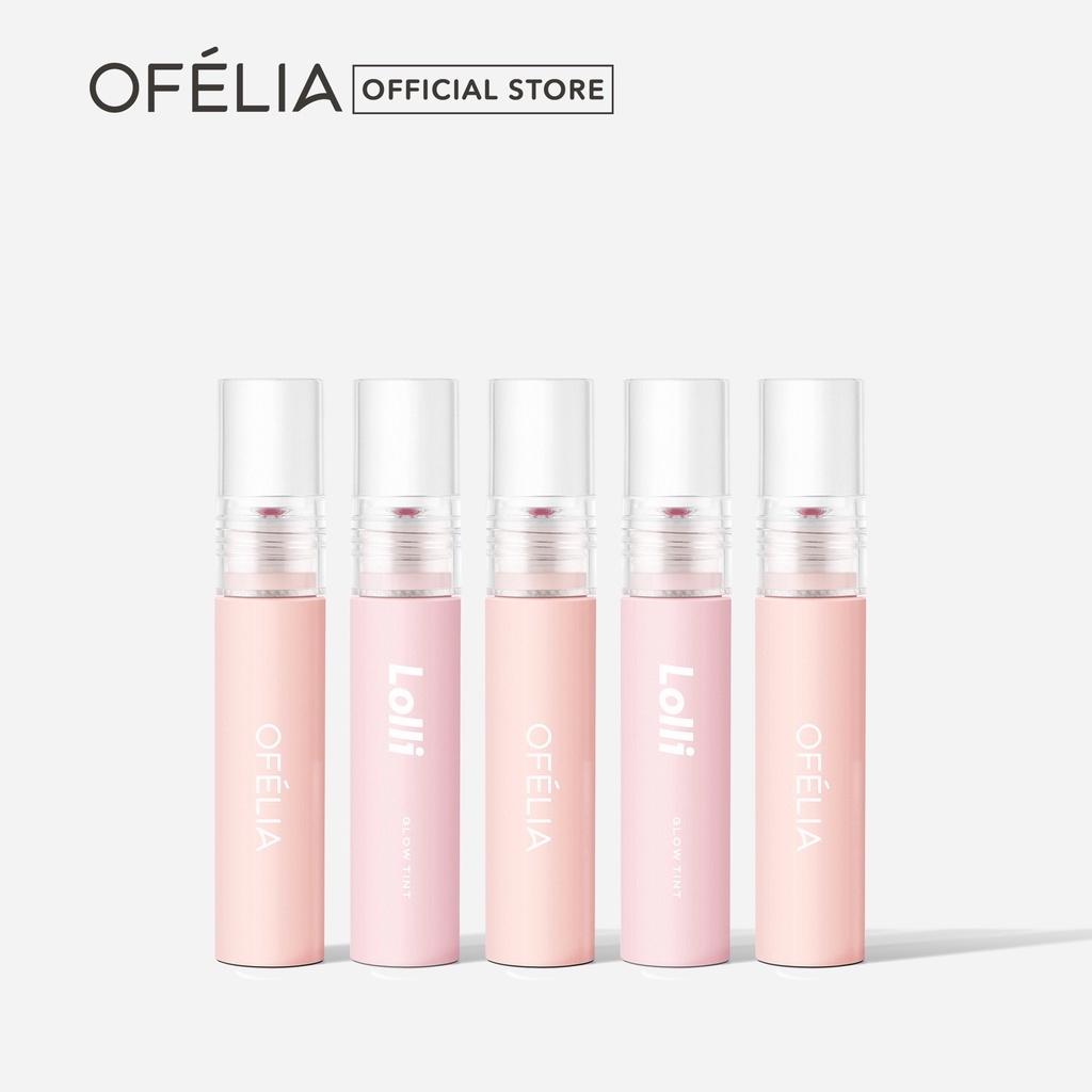 Full set son tint bóng ofélia lolli glow tint - ảnh sản phẩm 1