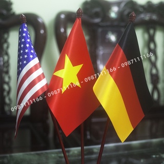 Cờ Để Bàn Mỹ - Việt Nam - Đức
