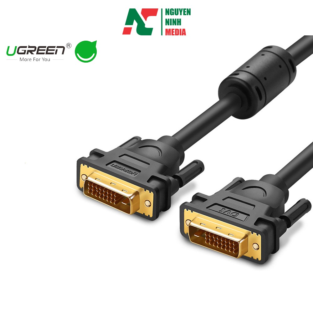 Cáp tín hiệu DVI-D (24+1) 2 đầu đực dài 1.5m UGREEN 11606