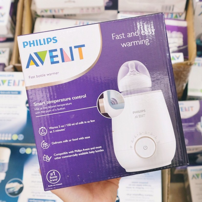 Máy hâm sữa và thức ăn siêu tốc bằng điện Sunshine  của Philips AVENT