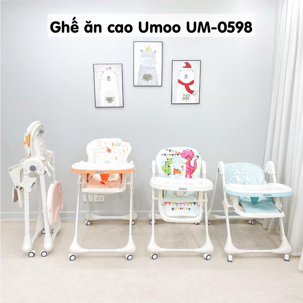 Chính hãng - Ghế Ăn Dặm Cao Cấp Umoo