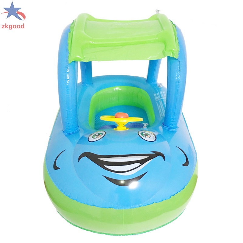 Phao Bơi Có Mái Che Nắng Thiết Kế Dễ Thương Cho Bé