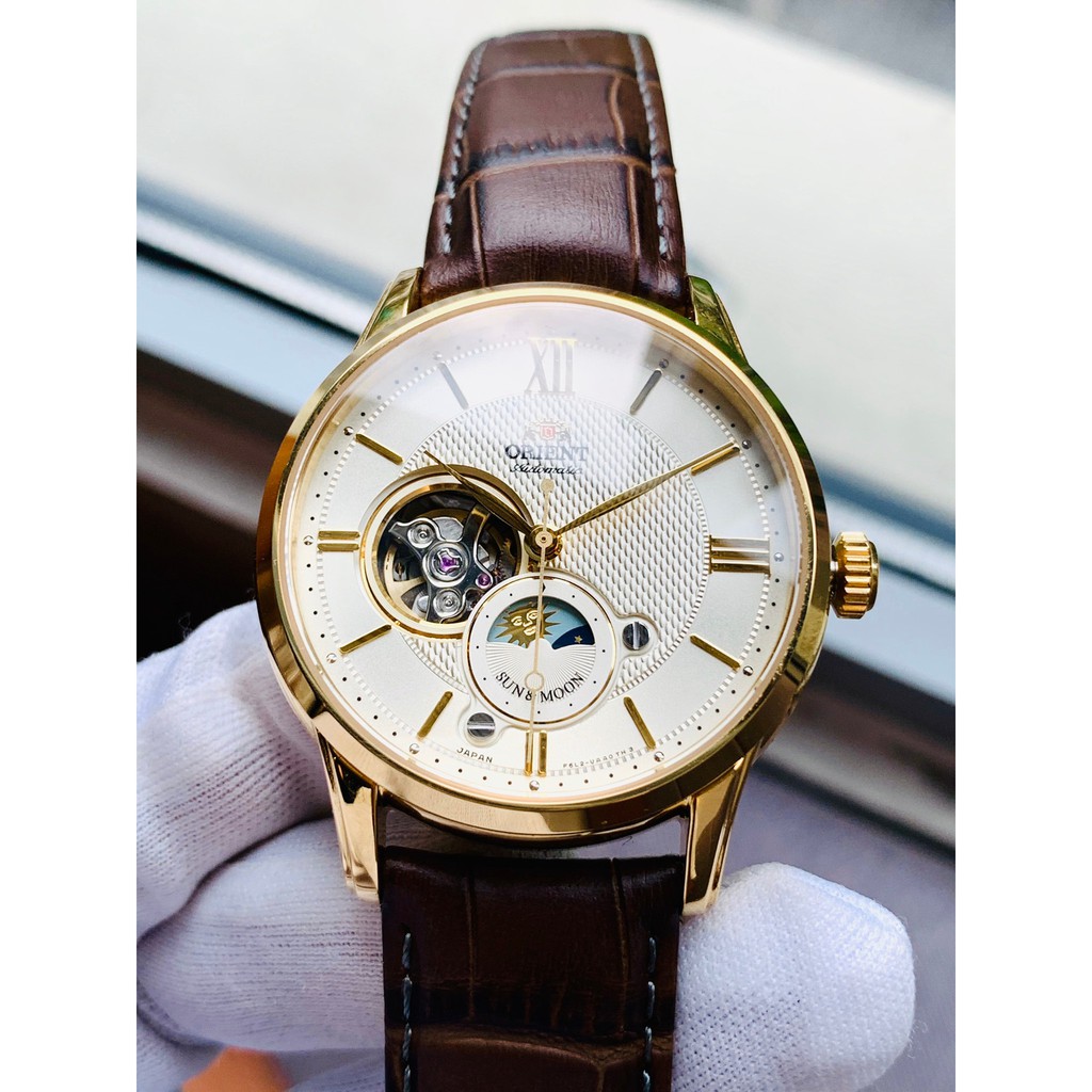 ĐỒNG HỒ NAM Orient Sun Moon Gen 4 Open Heart RA-AS0004S10B