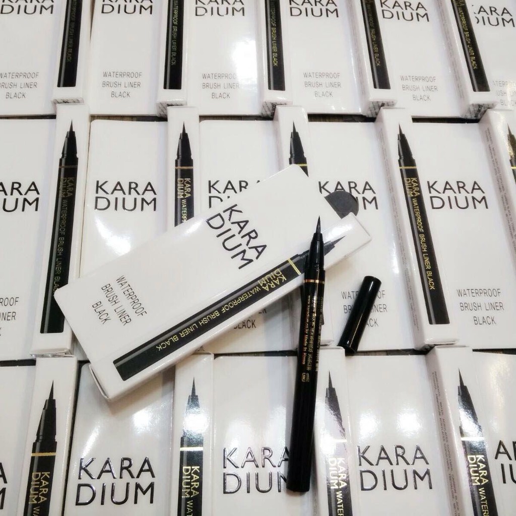 Bút kẻ mắt Karadium Waterproof Brush Liner Black