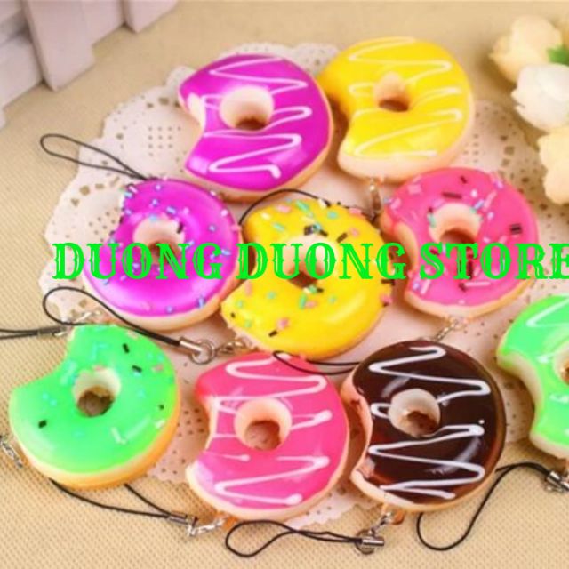 SQUISHY DONUT MINI CẮN DỞ