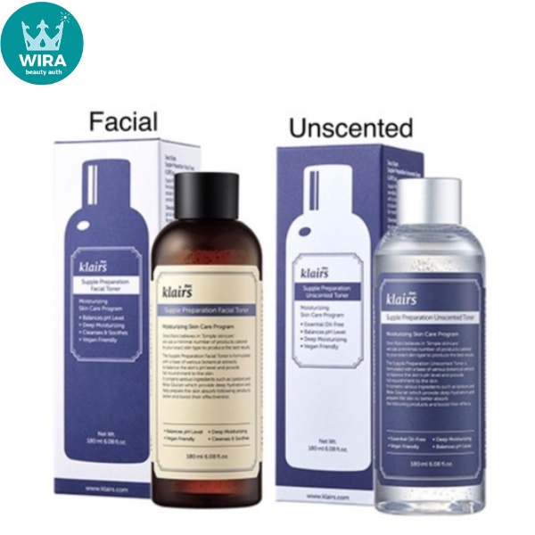 [Chính hãng có tem nhập khẩu] Nước hoa hồng DEAR KLAIRS SUPPLE PREPARATION UNSCENTED TONER 180ML
