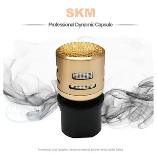 Củ Micro SKM9 Năng động Đầu lõi nhôm màu vàng. Dynamic độ nhại cao, hút âm, giảm hú tốt
