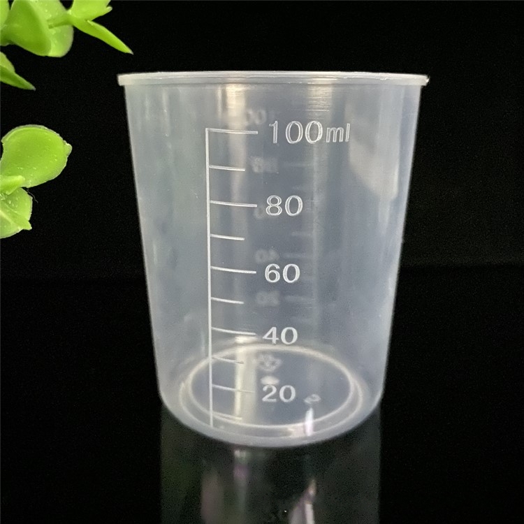 Cốc Đong Bằng Nhựa Trong Suốt 100ml
