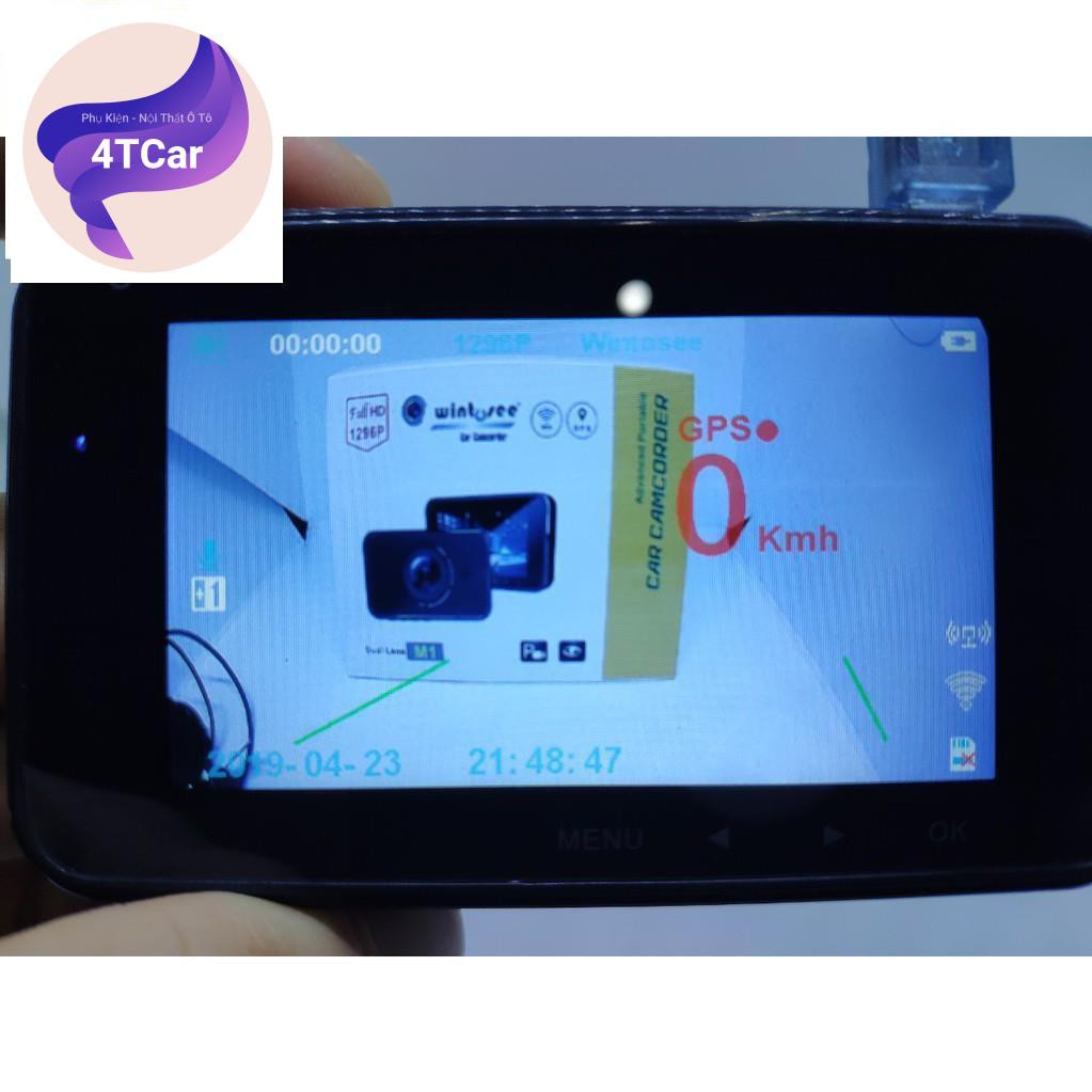 Camera hành trình Wintosee M1-có GPS-ADAS-kết nối xem trên điện thoại( bản việt hóa dễ sử dụng )