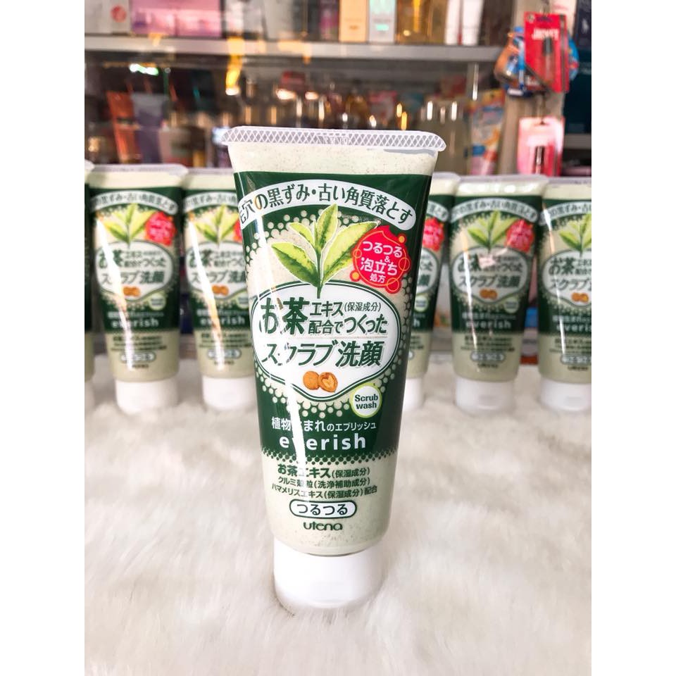 (SX Nhật Bản) SỮA RỬA MẶT TẨY DA CHẾT UTENA EVERISH HÀNG NỘI ĐỊA 130G | BigBuy360 - bigbuy360.vn