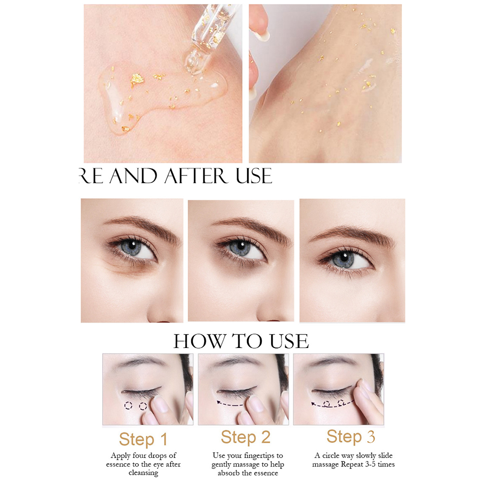 (Hàng Mới Về) Tinh Chất Vàng 24k Dưỡng Ẩm Và Làm Săn Chắc Vùng Da Mắt | BigBuy360 - bigbuy360.vn