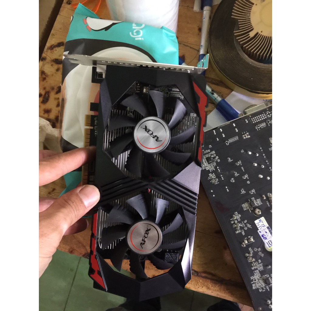 Card Màn Hình - VGA AFOX GTX1050TI - 4GB - 2FAN