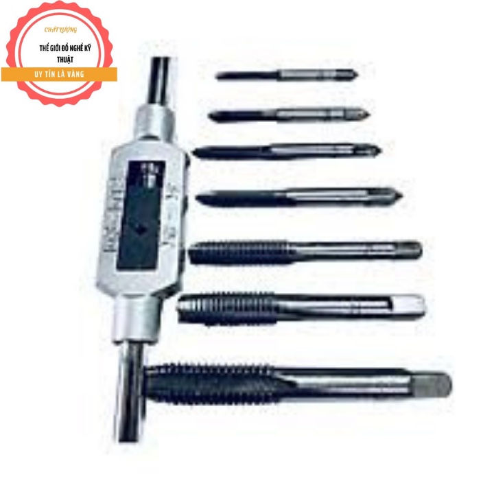 bộ tay quay taro tạo ren trong 10 chi tiết M3-M12