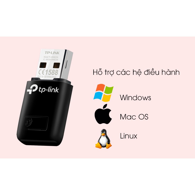 [FREE❤️SHIP] USB WIFI tốc độ 300MBps Tp Link 823N