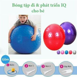 Bóng gai cỡ to 70- 75cm( tặng kèm bơm)