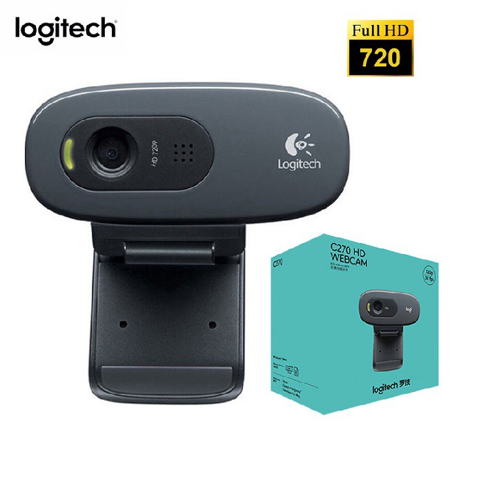 WEBCAM MÁY TÍNH LOGITECH C270 - Hàng Chính Hãng