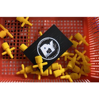 🔝 Van chữ T chia 3 điều chỉnh oxy, màu vàng, khóa oxy, hàng tốt, van oxy ấp artemia