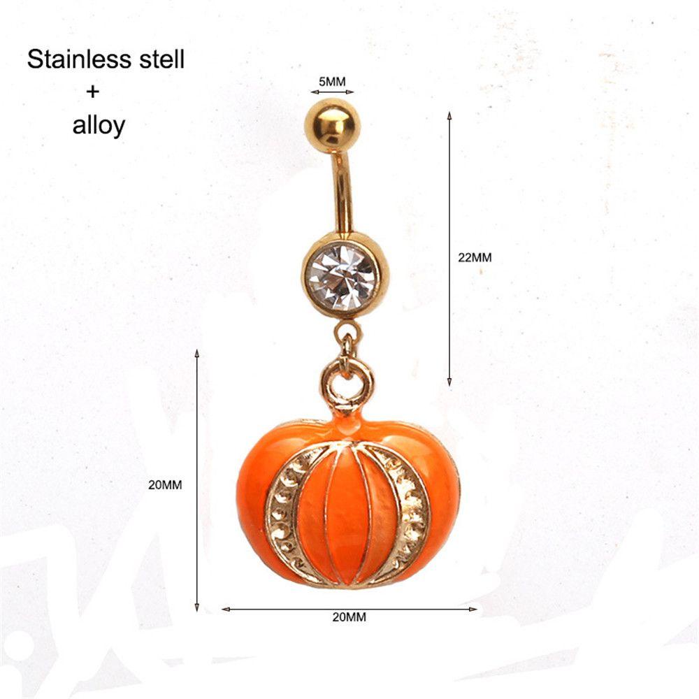 Khuyên Rốn Đính Đá Lấp Lánh Thời Trang Halloween