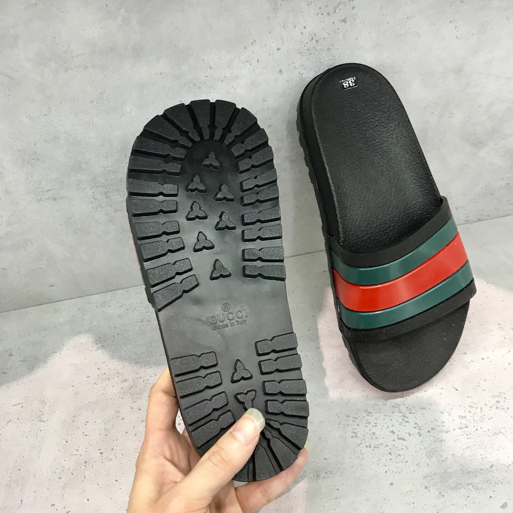 Dép lê nam quai ngang vạch xanh đỏ,dép lê bảo binh có đủ sz 38-42 đế cao su chắc chắn phù hợp giới trẻ hot trend