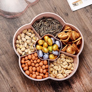 Khay Mứt Tết Cao Cấp Hình Hoa 5 Cánh