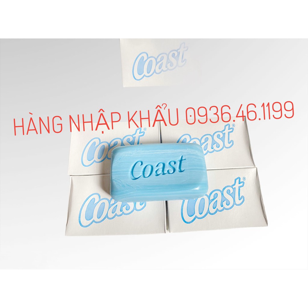 [ Lốc 8 cục ] Xà bông,Xà phòng cục coast Mỹ 113g