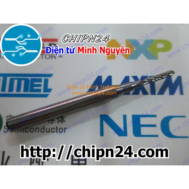 [1 CÂY] Mũi phay mạch in CNC 1.5mm