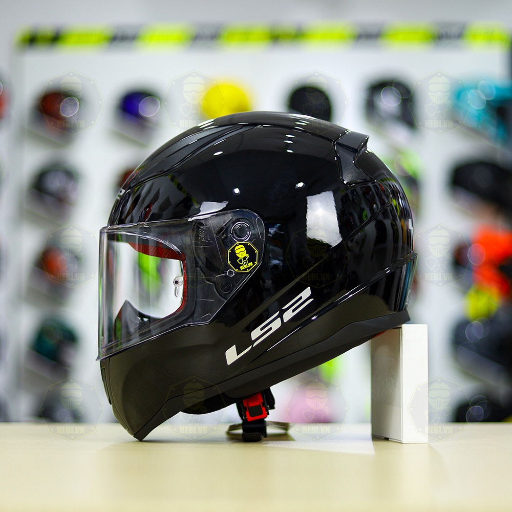 Mũ Fullface LS2 FF353 Rapid II Đen Bóng Chuẩn An Toàn Certificate ECE 22.06 [Giá Bao Gồm VAT]