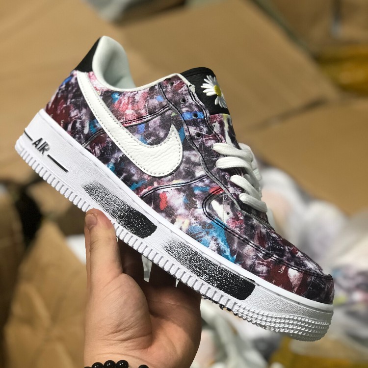 Giày Sneaker Af1 Hoa Cúc Bản Tróc Sơn Full Size Nam Nữ