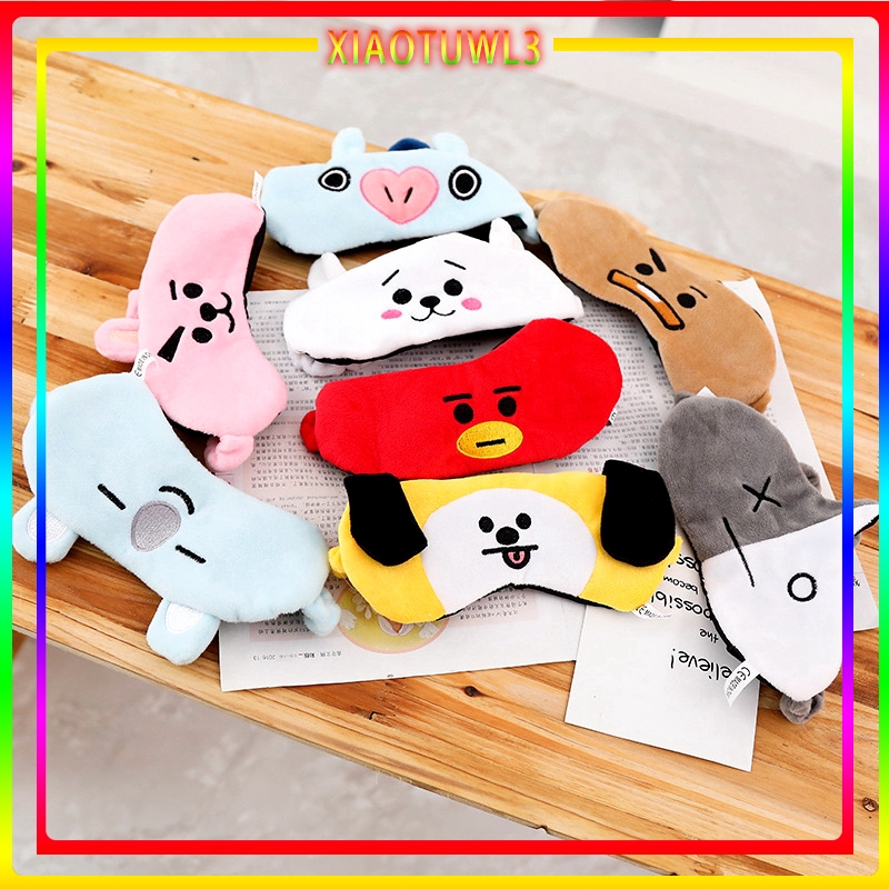 Mặt nạ che mắt in tên các thành viên nhóm BTS