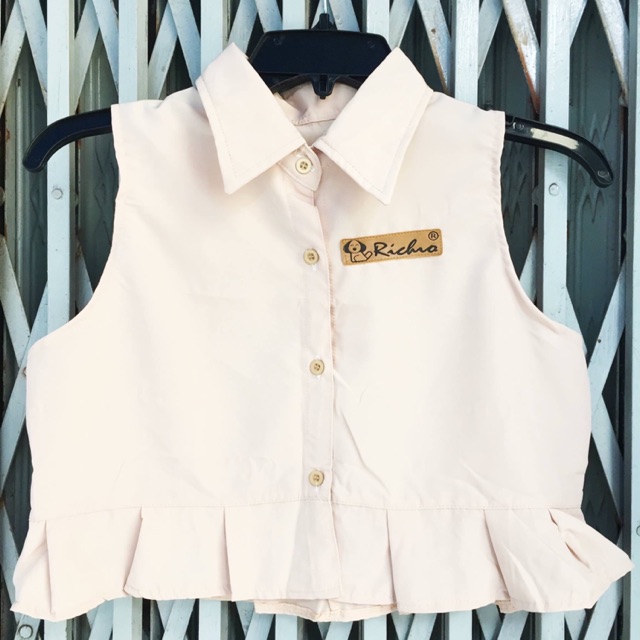 Áo sơ mi croptop thái lan