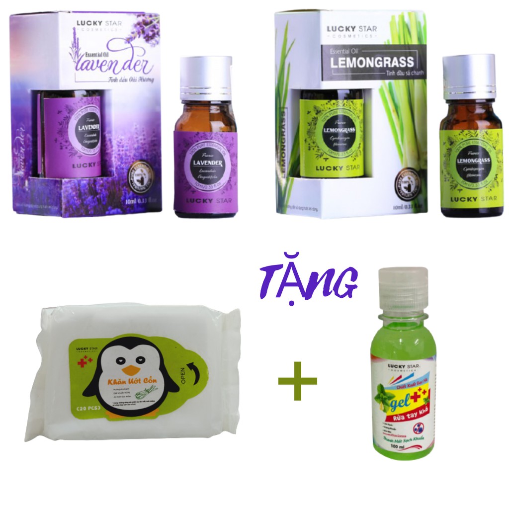 [DEALHOT] Tinh Dầu Chanh Sả &amp; Lavender Kèm 2 Quà Tặng