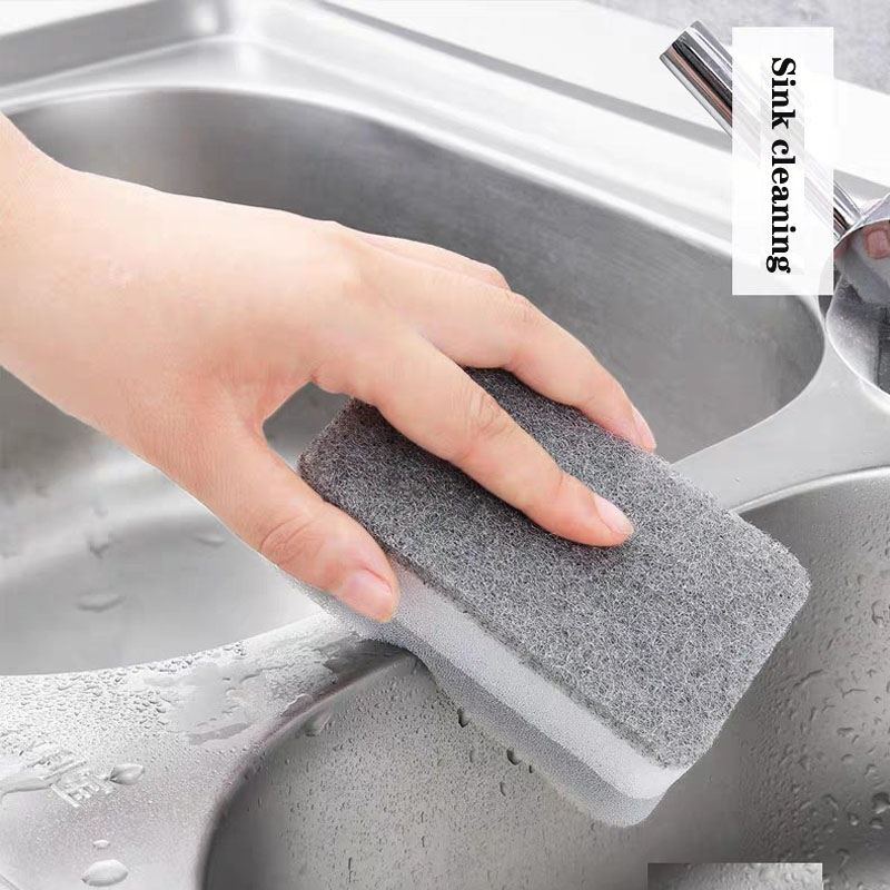 Set 5 miếng bọt xốp rửa chén hai mặt tiện lợi