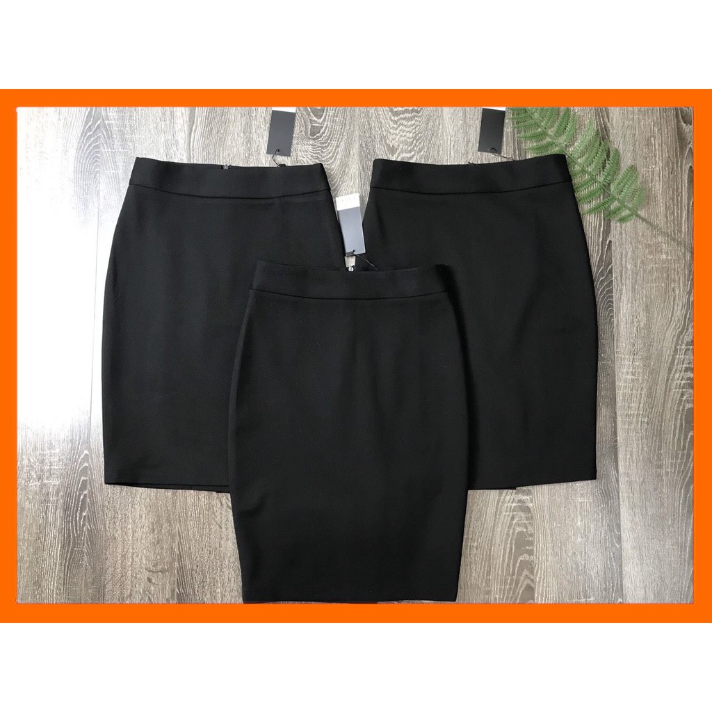 Chân váy bút chì ngắn ERIS cạp cao mặc công sở chất vải co dãn cao cấp