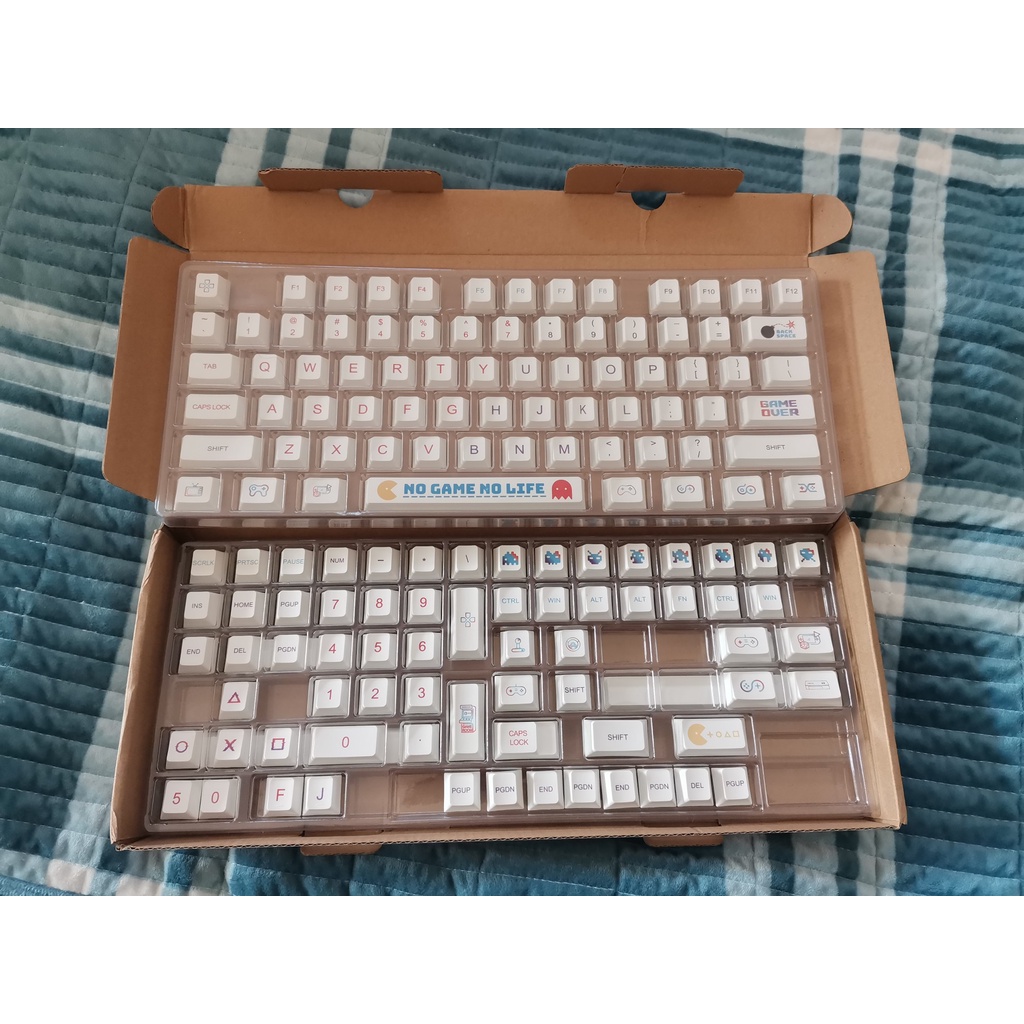 Set Keycap PBT in dyesub nhiều phối màu, nút bàn phím cơ phù hợp hầu hết các loại bàn phím layout thông dụng