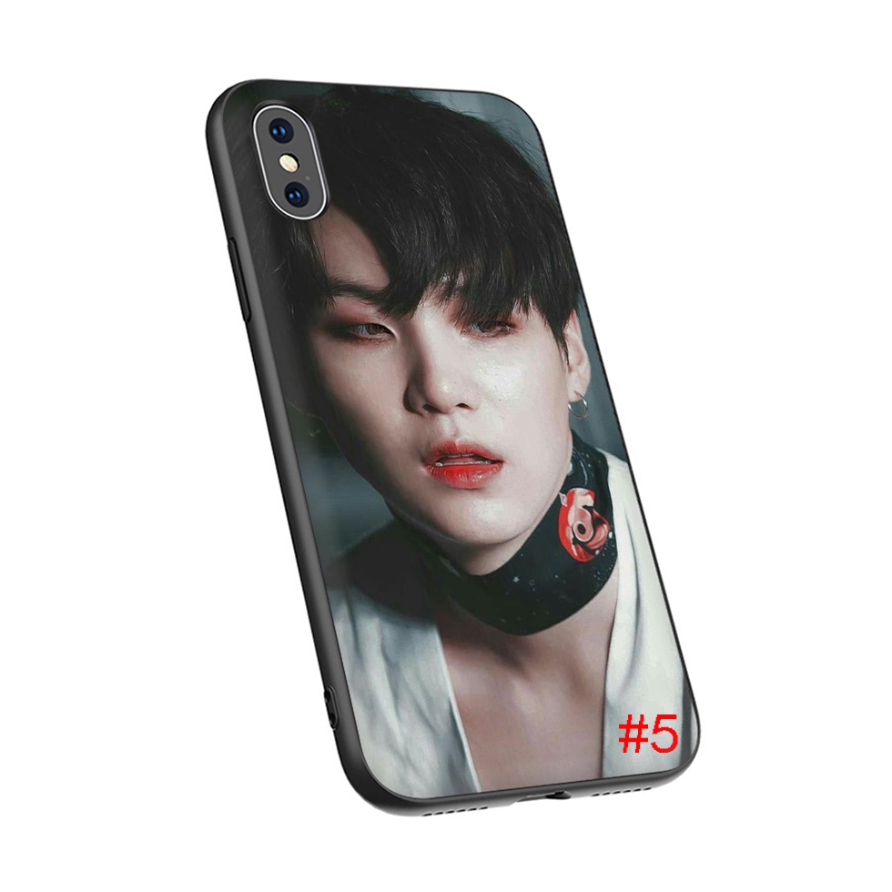 Ốp Điện Thoại Mềm Hình Bts SUGA Cho iPhone 11 11Pro 6 6s 7 8 Plus X XR XS Max