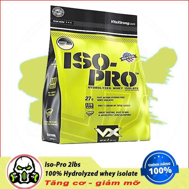 [FreeShip] Sữa Tăng Cơ 100% Hydrolyzed Whey Isolate Vitaxtrong Iso Pro 2lbs (0.9 KG)