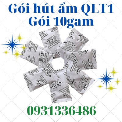 Gói hút ẩm Silica Gel đóng túi 1kg loại 1/2/3/5/10/15/20/25g- Hạt chống ẩm mốc, khử mùi