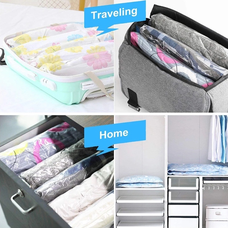 Túi Hút Chân Không Bằng Nhựa PE Chống Bụi Cho Quần Áo
