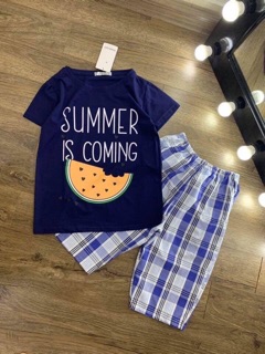 #Bộ mặc nhà dưa hấu SUMMER siêu mát