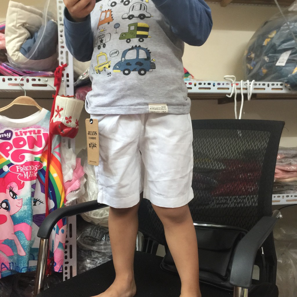 Quần đùi quần sooc cho bé trai cotton thoáng mát