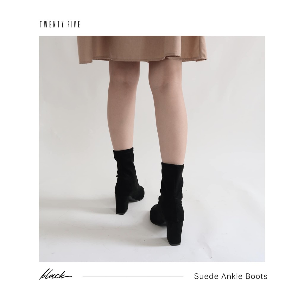 Giày cổ cao nhung - Suede Ankle Boots | BigBuy360 - bigbuy360.vn