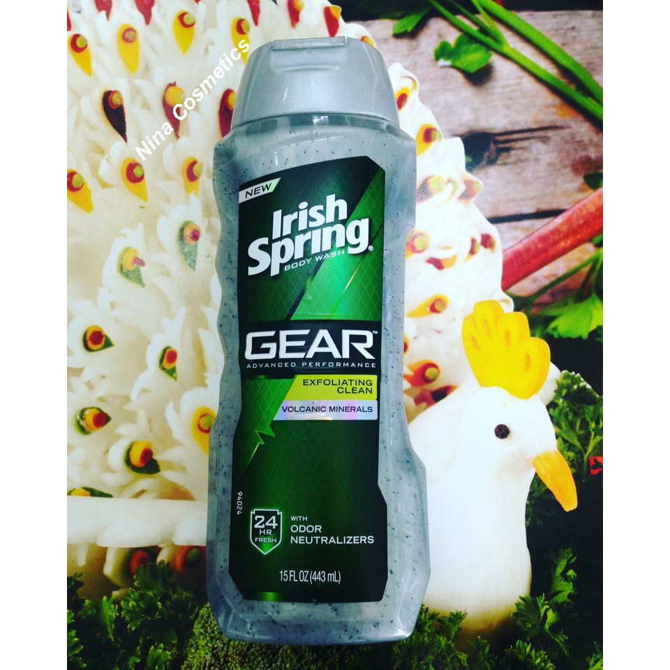 Sữa tắm nam Irish Spring Gear Body Wash