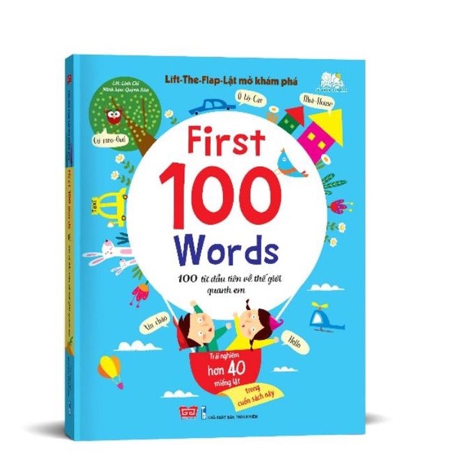 Sách - Combo 2 quyển lật mở khám phá 100 từ về động vật và 100 từ về thế giới xung quanh