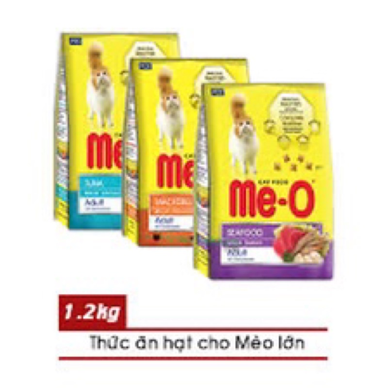 [Mã PETMNGOCBOI97 giảm 15% đơn 500k] Thức ăn cho Me-o cho mèo trưởng thành gói 1,2kg