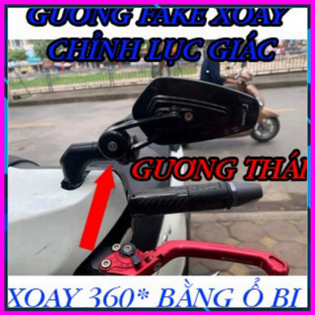 Gương Gù Crg Chính Hãng Thái Lan ( Có Bán Lẻ 1 Chiếc) Có Thể Chế Gắn Chân Gương