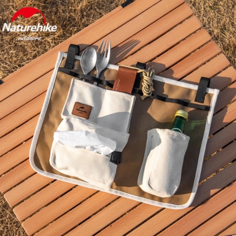 [CHÍNH HÃNG] Túi Treo Canvas Dạng Ngang Đựng Đồ Dã Ngoại Chia Ngăn Glamping Naturehike NH20PJ125