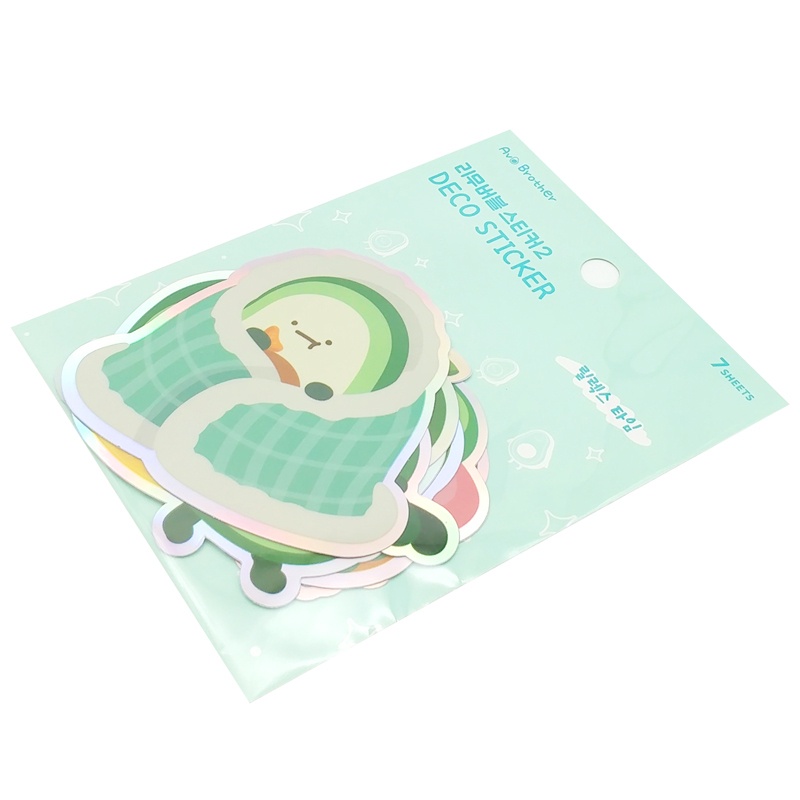Bộ 7 Miếng Sticker Bơ Avo Brother 6 - Magic Channel