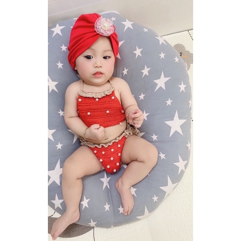 Đồ Bơi 2 mảnh cho bé gái, bikini len cho bé